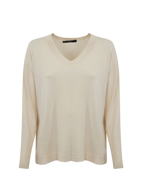 Maglia Rania in filato di seta e cotone Ecru WEEKEND MAX MARA | 2515361051600001